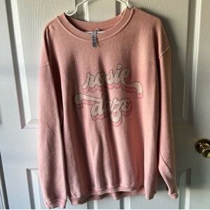 Rosie Daze Pink Sweatshirt